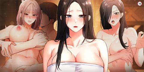 마사지샵에 나만 남자다